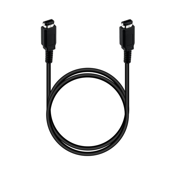 2-Spieler Link Kabel FüR Gameboy Color (Gbc) - 1,2M Verbindungskabel - Schwarz-image