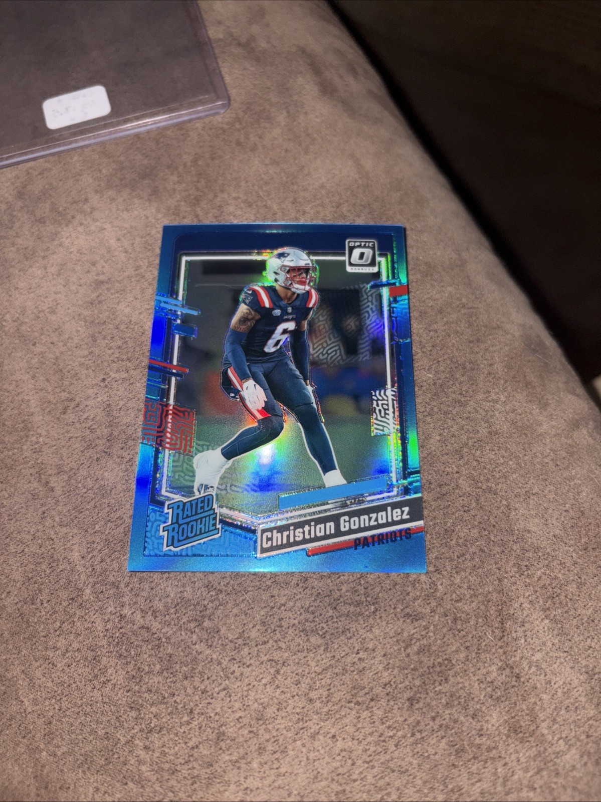2023 Panini Donruss Optic #274 Christian Gonzalez /299 Aqua Prizm Rated Rookie