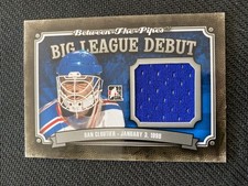 2013-14 Between the Pipes #BLD-09 Dan Cloutier Big League Debut Jerseys Silver