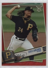 2019 Topps Big League Red Foil 1/1 Chris Archer #25 b4d