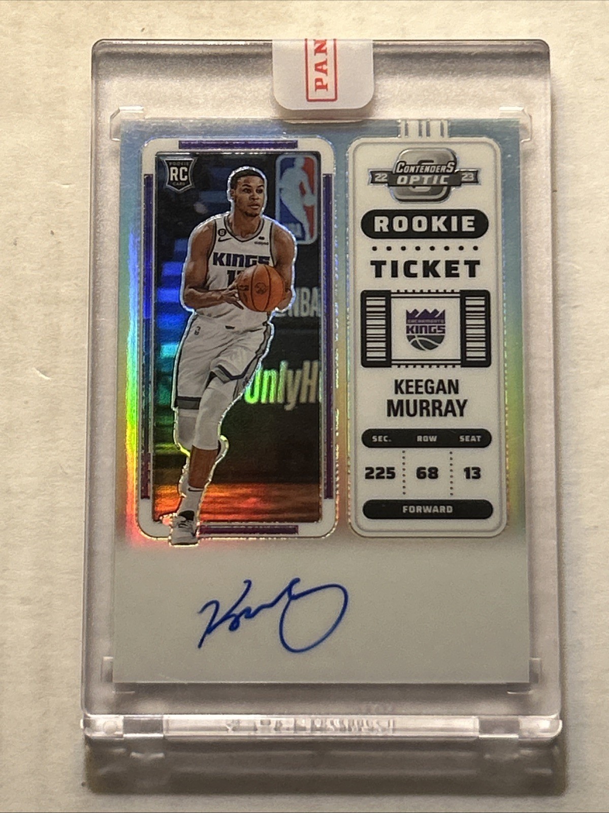 2022-23 Contenders Optic #132 Silver Prizm Rookie Ticket Auto Keegan Murray