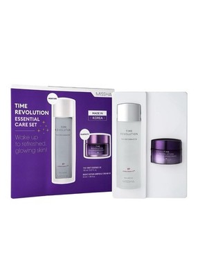 Missha - Time Revolution 5X Essential Care Set Essence & Cream