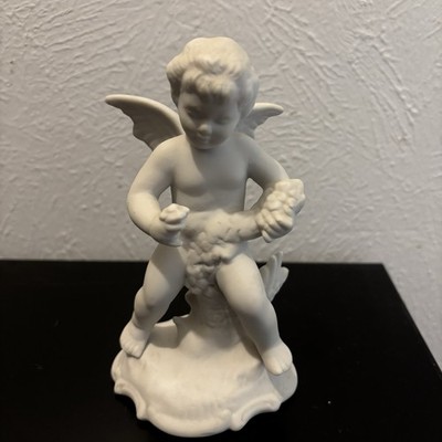 Angel. Bisque Porcelain. Crown D. Original Germany