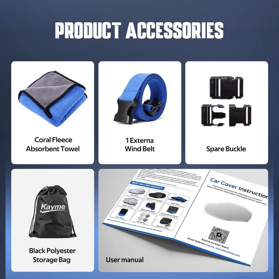 Car Cover Custom Fit for Volkswagen Tiguan All-Weather Full Exterior Door Zipper Foto 4 de 4