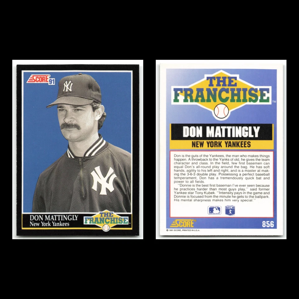 Don Mattingly Lot 17 Baseball Cards 1991 Score New York Yankees Set Collection - Image 3 of 4