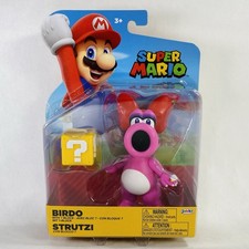 New! Super Mario Birdo 4 Action Figure w Ques...