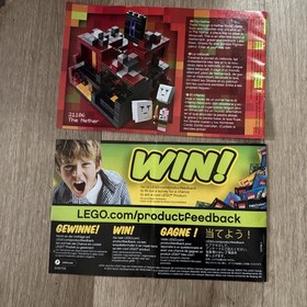 LEGO 21107 Minecraft The End Micro World - INSTRUCTIONS ONLY manuals retired 