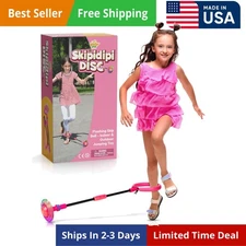 Just Play Skip It Retro Outdoor Toy, Light up Ball and Digital Counter, Pink