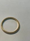 14k Yellow Gold Ring size 6,3/4 band.   1.4 g   INV.2.9
