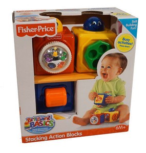 fisher price stacking action blocks