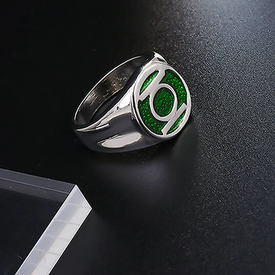 Green Lantern DC Comics Ring Band Superhero Jewelry Alan Scott - Image 2 of 4