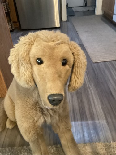 Melissa & Doug Golden Retriever Plush Dog 30” Life-Size Stuffed Animal - Picture 2 of 3