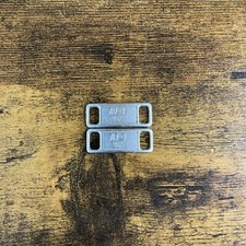 GENUINE Nike AF1 82 Silver Steel Shoe Badge Lace Tags Authentic Air Force One