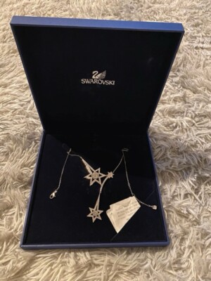 Vintage Brilliant Swarovski Crystal Shooting Star Fizzle Lavalier