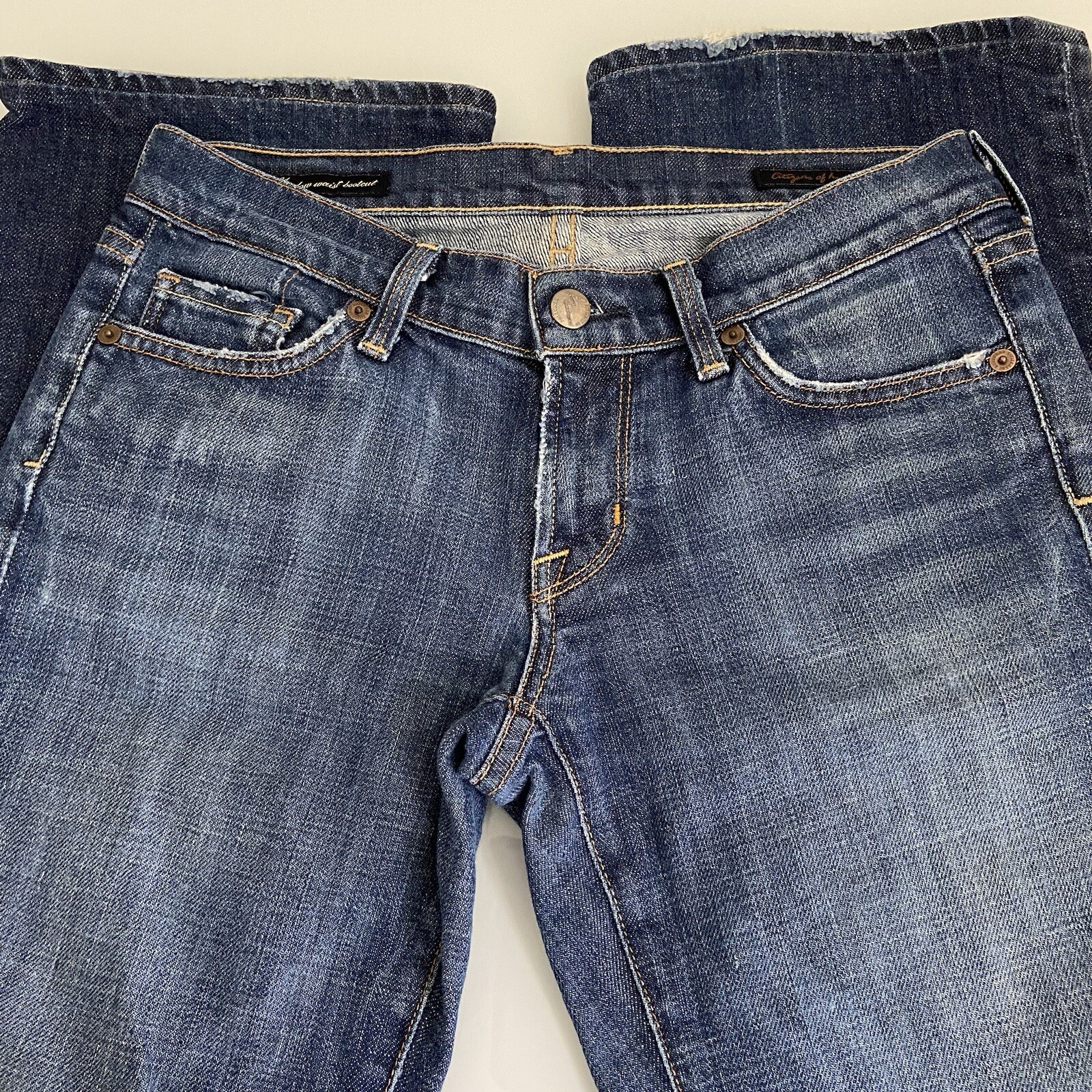 Citizens of Humanity Women's Kelly 001 Low Rise Bootcut Jeans Size 27 Act 28