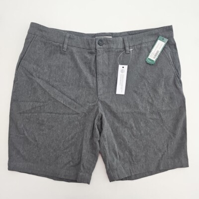 Stitch Fix Hawker Rye Heather Essential Wash Twill Shorts Men 38-9 Grey
