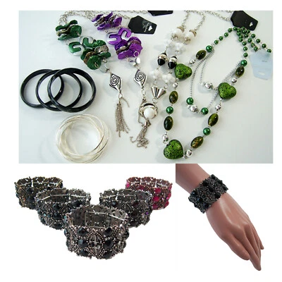 MARKENLOS Sonderposten Sets Modeschmuck Restposten 1.Wahl Ketten Armbänder Schmuck Neu VY2