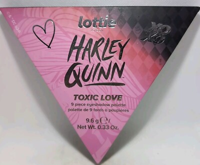 Harley Quinn Toxic Love 9 Shade Eyeshadow Palette by Lottie London