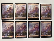 MTG MH3 Mountain #0307 (Qty: 8) *FOIL* ELDRAZI ART Modern Horizons 3 MT/NM