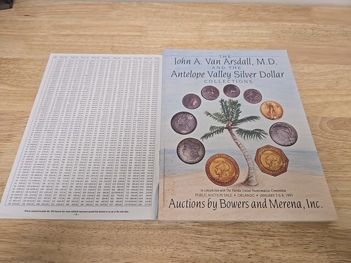 Bowers & Merena Auction Catalog John Van Arsdall & Antelope Valley Collections