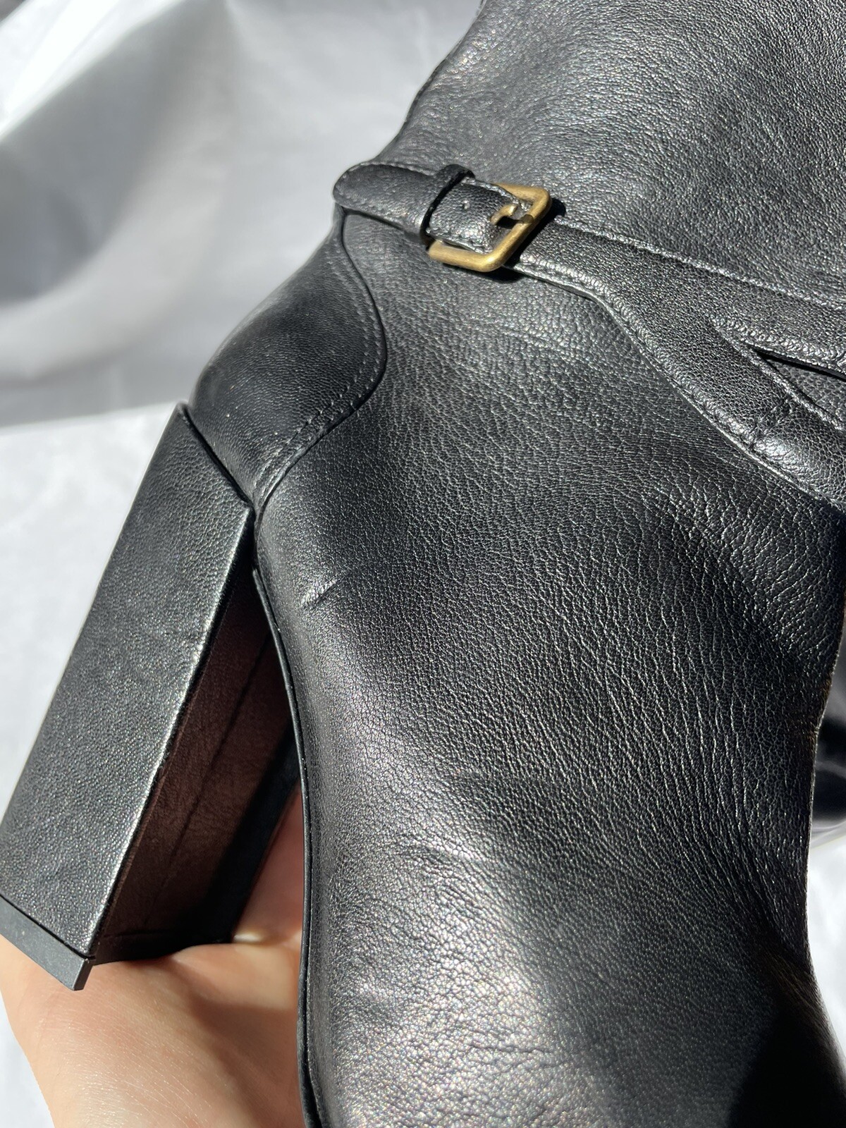 Stivali YSL Yves Saint Laurent in pelle nera