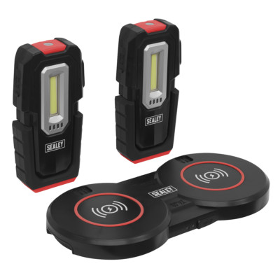 Sealey LEDWCBCOMBO3 Insp. Light 3W & 1W COB LED & Wireless Charge Base