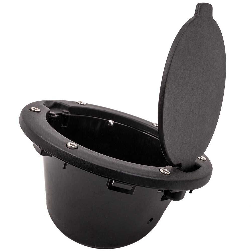 Aluminum Fuel Tank Cover Door Gas Filler Cap For Jeep Wrangler JK 2007-17