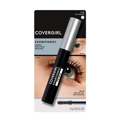 Covergirl Exhibitionist Primer Base Pour Mascara, 775 Off White, 0.3 oz