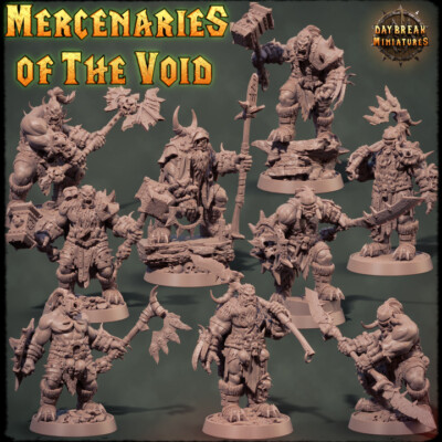 Mercenaries of the Void by Daybreak | Orc | D&D | DnD | Print on Demand