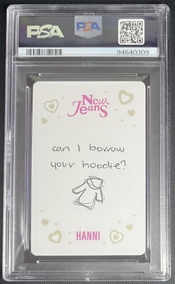 PSA 10 Hanni NewJeans OMG Album 2023 Weverse K-pop Poca Photocard