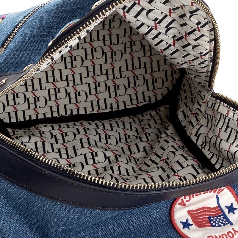 Tommy Hilfiger Rucksack Gigi Hadid Backpack Denim, wie neu!! Rare! eBay