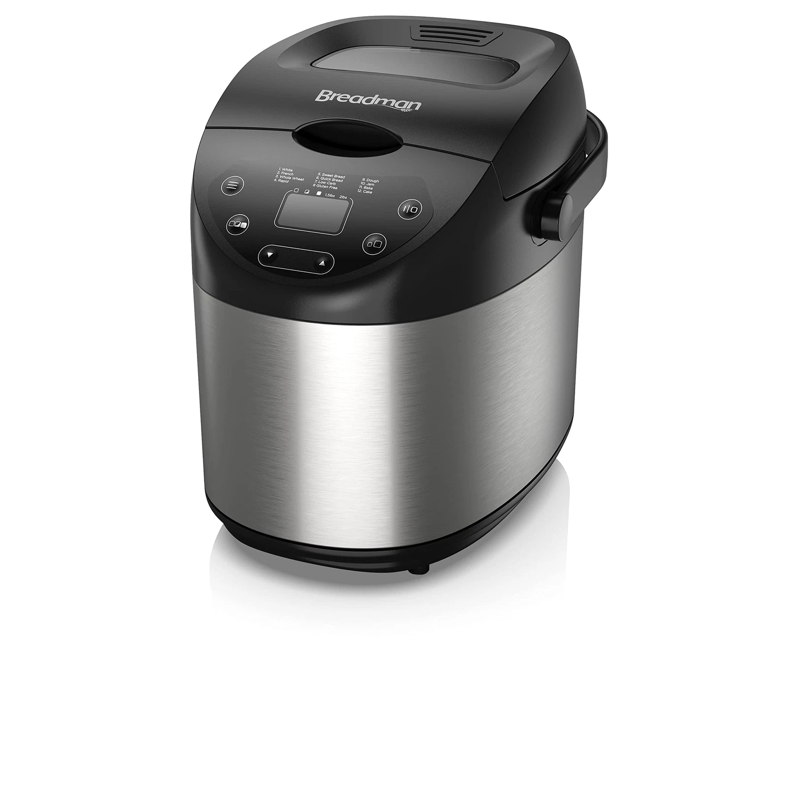 Breadman 2-Pound Bread Maker, Stainless Steel, BK1200SS