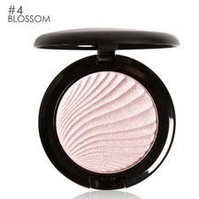 Brighten Face Highlighter Cream Powder Natural Glow Makeup Compact with Mirror