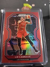 2021 Panini Prizm WNBA - Red Prizm #77 Elizabeth Cambage (3/299)