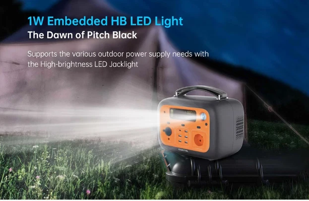 OUKITEL P501 Portable Power Station 505Wh 140400mAh Portable Generator 500W - Image 4 of 4