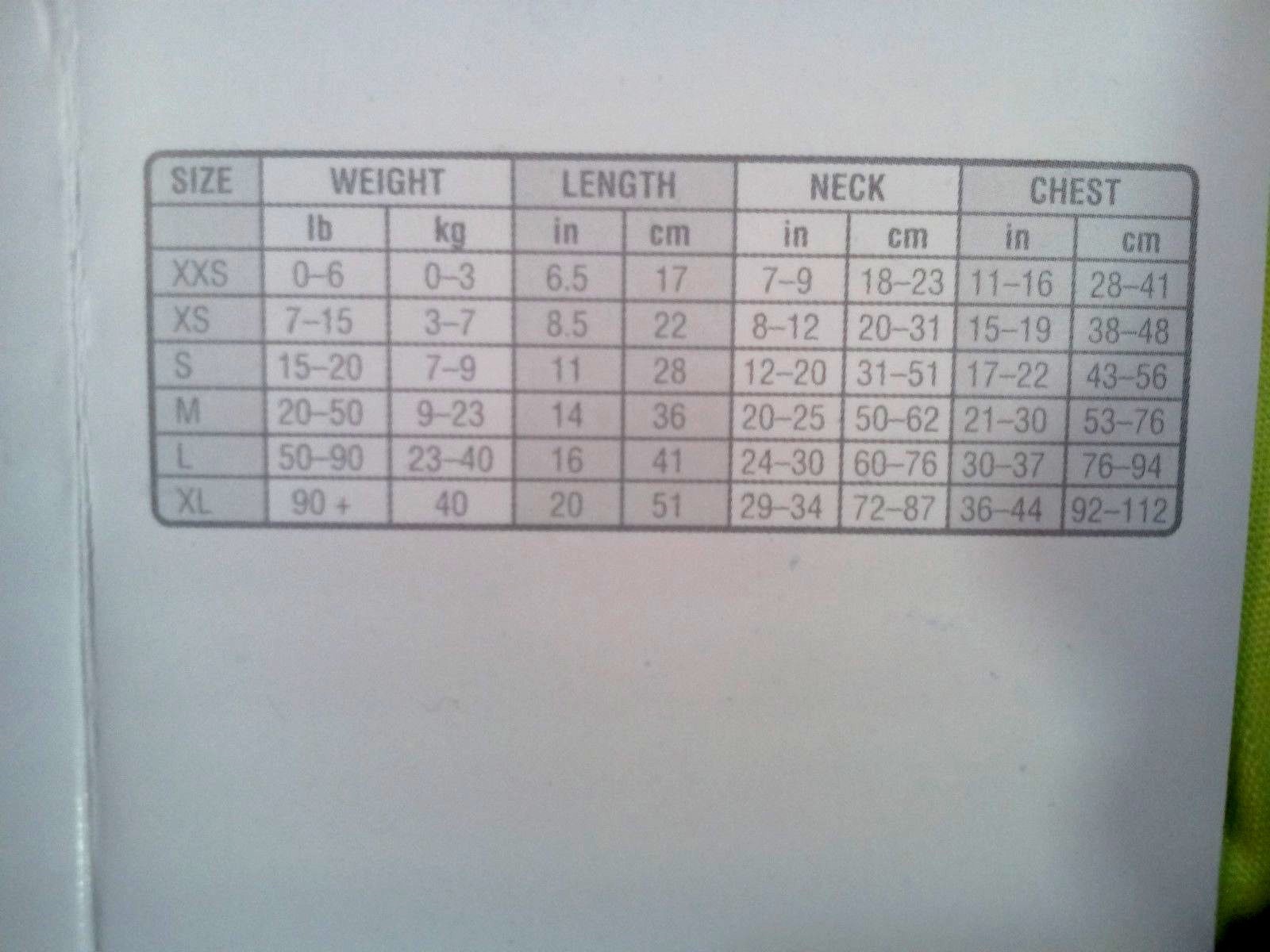 Dog Life Vest Reflective Flotation Sz XS High Visablity Yellow Petco