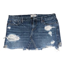denim vintage Abercrombie And Finch mini skirt