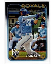 Logan Porter Kansas City Royals 2024 Topps Rookie Card