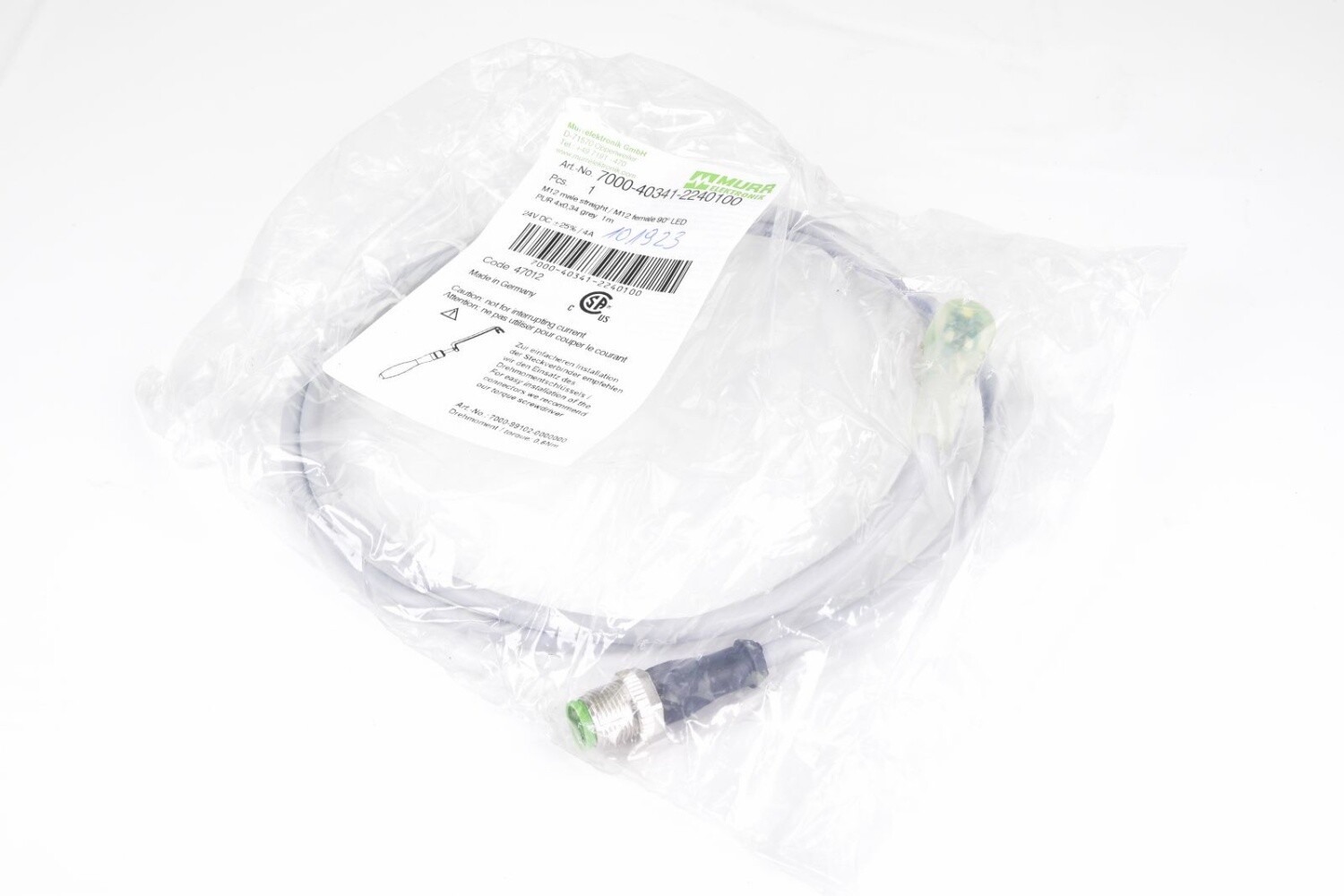 MURR 7000-40341-2240100, Connection cable, L=1m