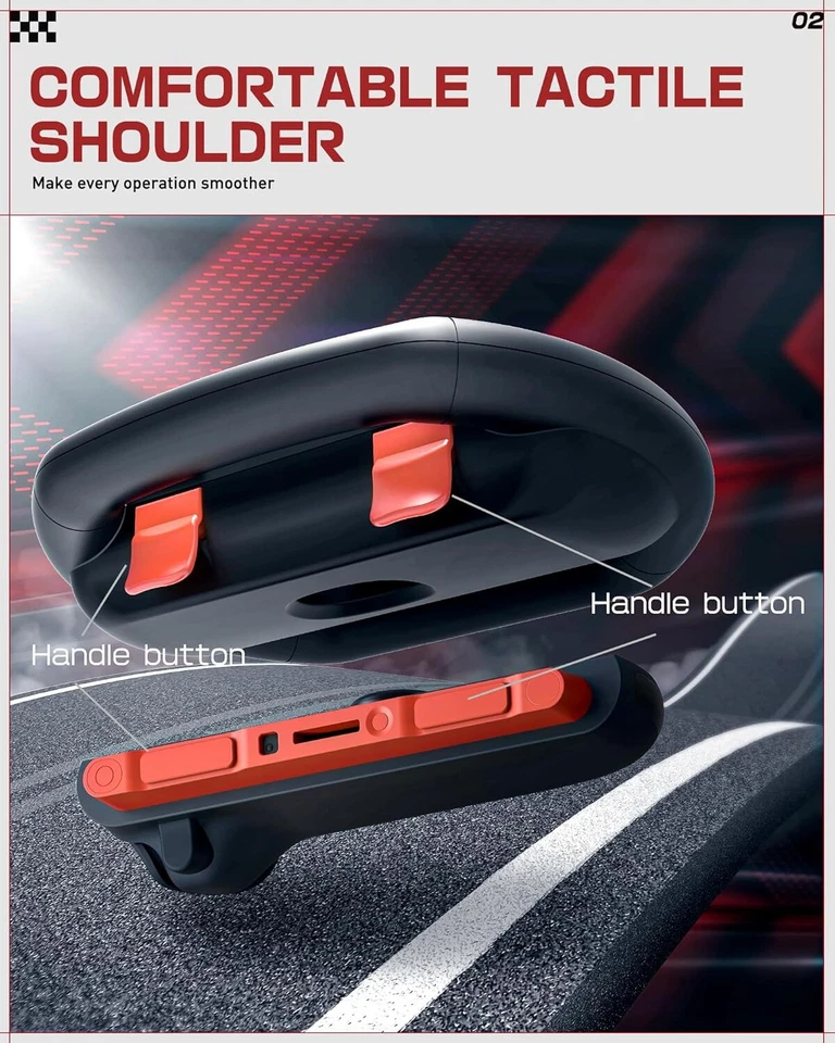 i-Blason Steering Wheel for Nintendo Switch 2 Mario Kart 8 Deluxe Drive Grip - Image 3 of 4