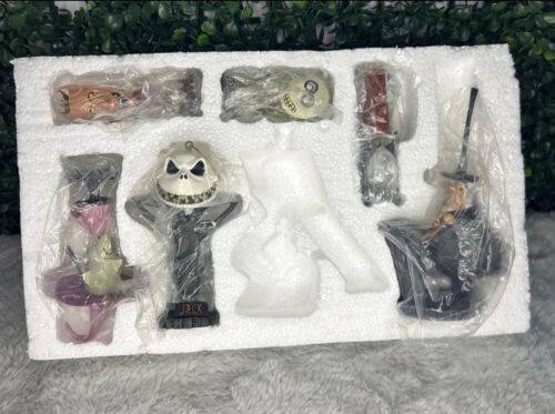 Nightmare Before Christmas Hangable Mini Bobbing Heads Ornaments One Missing! 6 - Picture 1 of 7