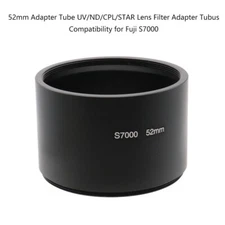 52mm Adapter Tube UV/ND/CPL/STAR Lens Filter Adapter Tubus for Fuji S7000