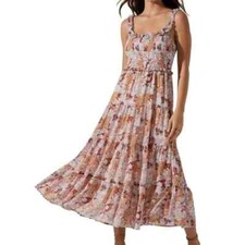 Astr Floral Tier Dress
