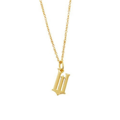 ~ Gold Wicked Logo Necklace ~ Elphaba ~ Glinda ~