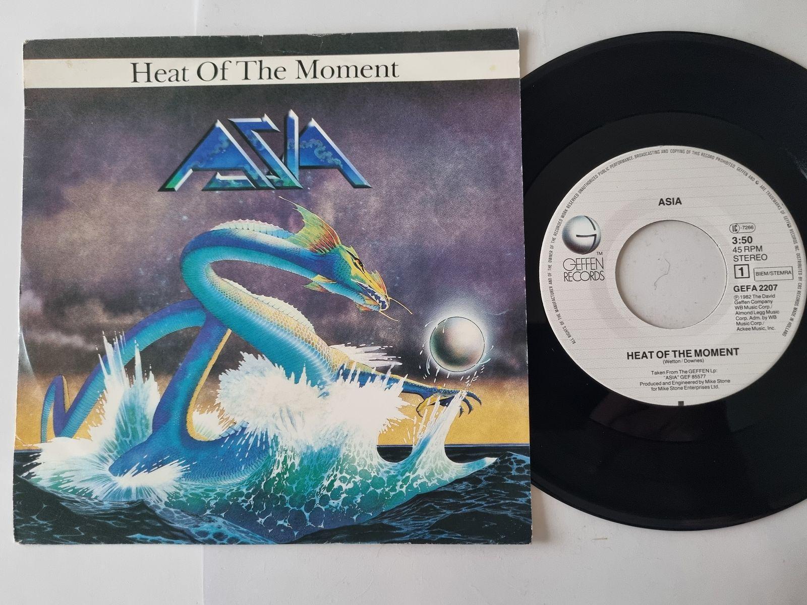 7"" Single Asia - Heat of the moment Vinyl Holland