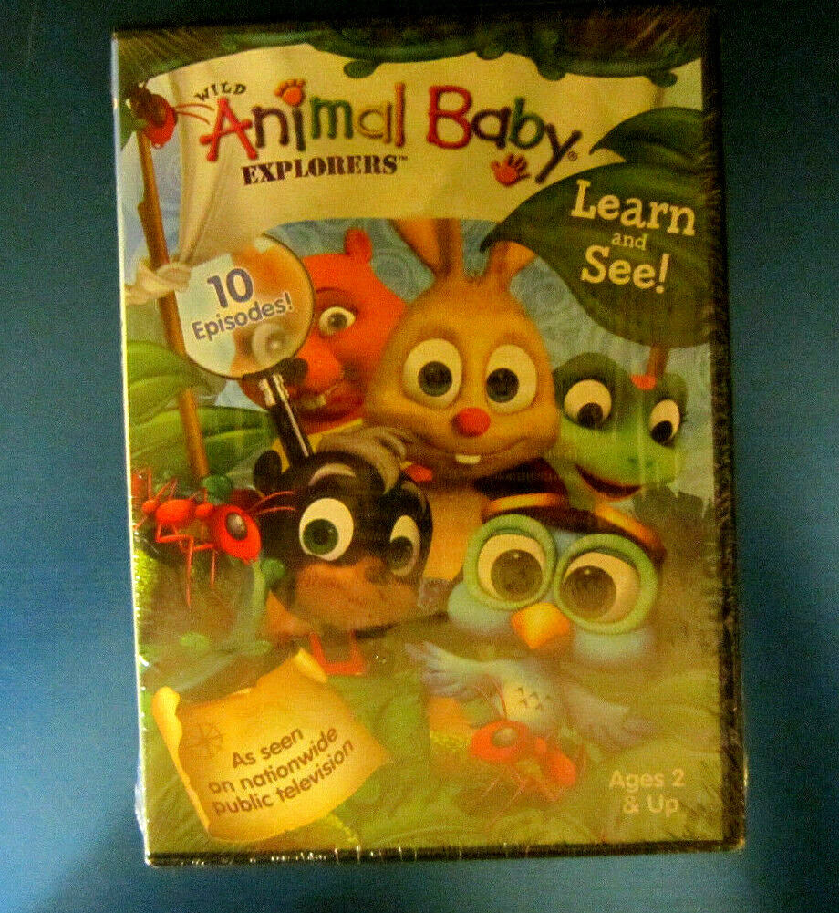 Wild Animal Baby Explorers Learn and See! DVD Ages 2 & Up~ Over 3