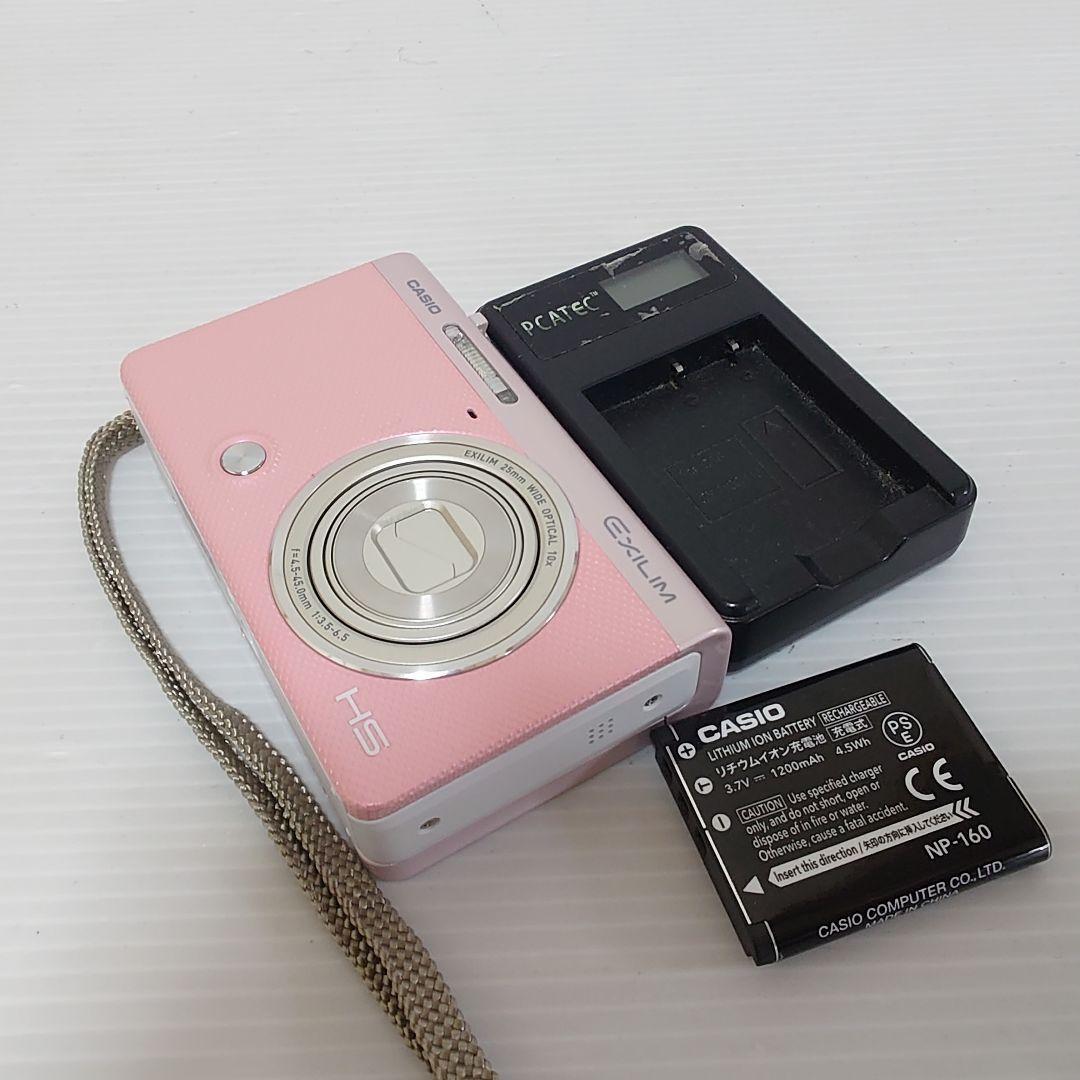 実写美⭕️【動作確認済】CASIO EXILIM EX-ZR70　ピンク N.Mint] CASIO EXILIM HIGH SPEED EX-ZR70 Pink 16.1MP Digital