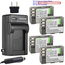 Kastar Battery AC Travel Charger for Fujifilm NP-150 NP150 FNP150 Fuji BC-150