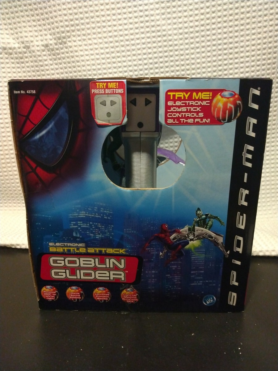 2001 TOY BIZ--SPIDERMAN MOVIE--ELECTRONIC BATTLE ATTACK
