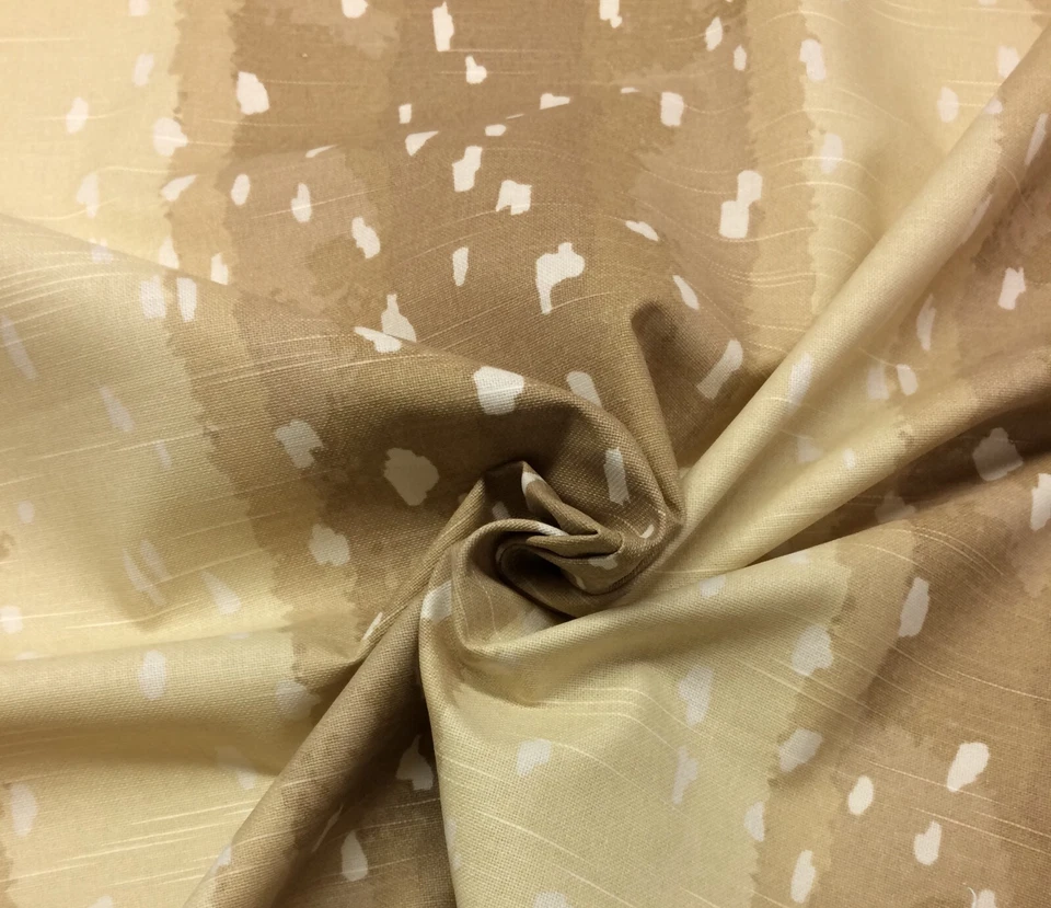 DISEÑOS DE BALARDO ANTÍLOPE MARRÓN MOTIVO MANCHAS TELA MULTIUSO POR YARDA 54" W Foto 4 de 4